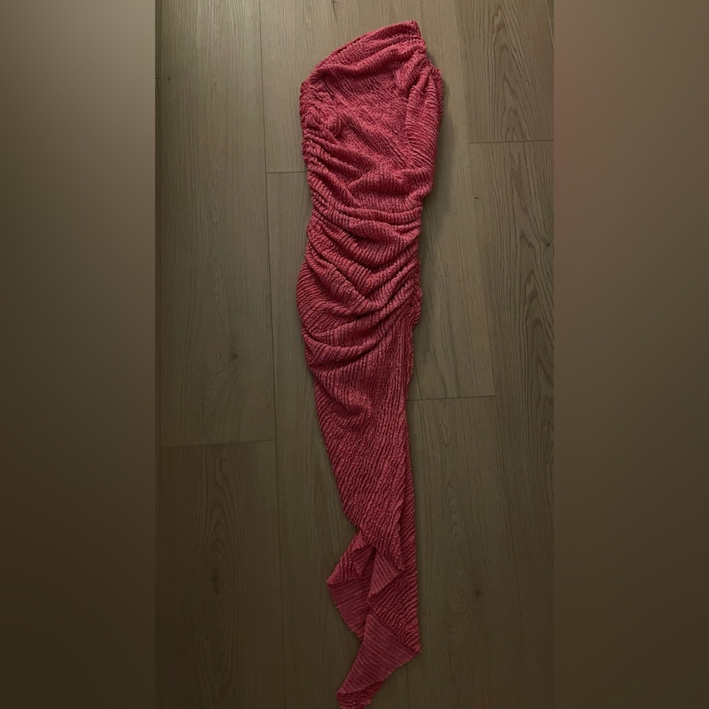 Asymmetrical Red Dress